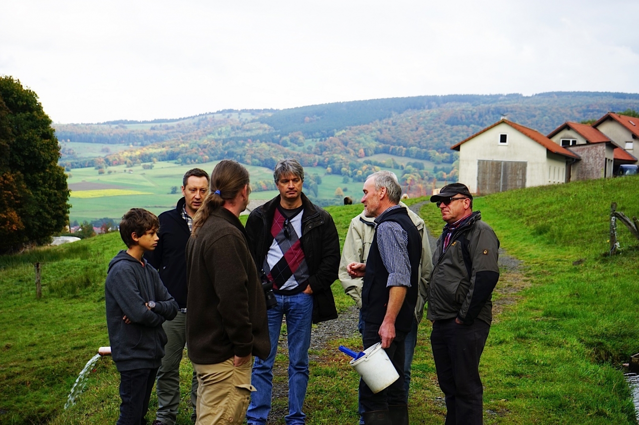 26.10.2015 Visite vun der Fëschzucht Lothar Keidel